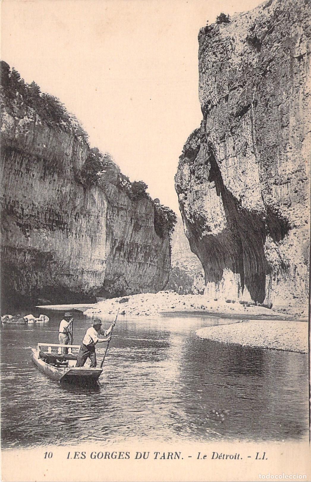 Postales: Postal de Les Gorges du Tarn - Le D&eacute;troit, Francia