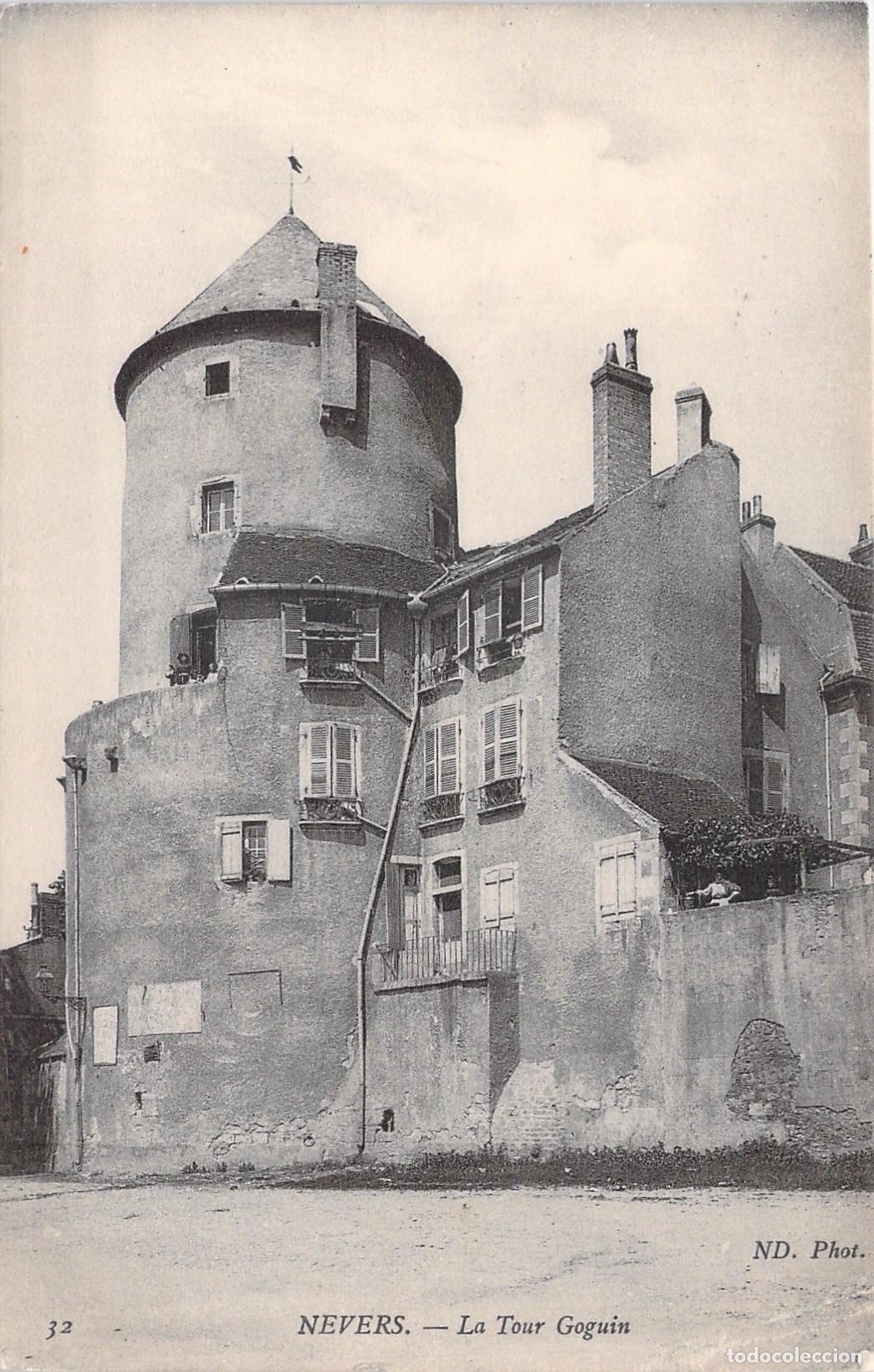 Cartes Postales: Tarjeta Postal de la Torre Goguin en Nevers, Francia