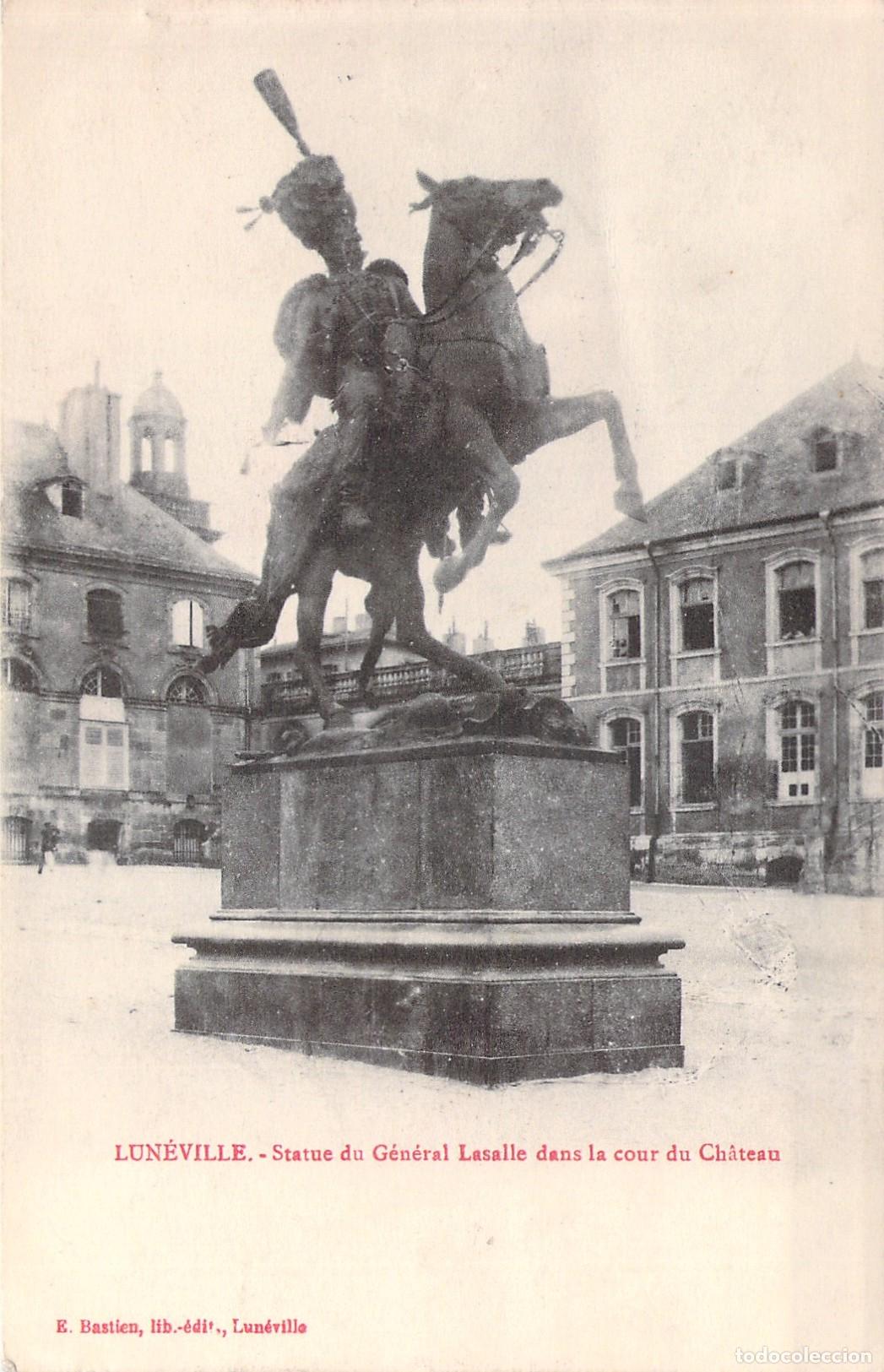 Cartes Postales: Tarjeta Postal Estatua del General Lasalle en Lun&eacute;ville
