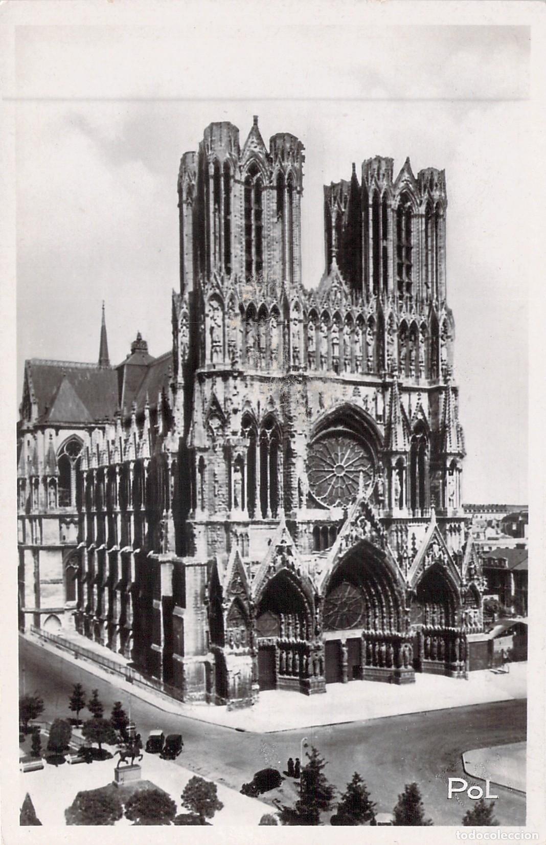 Cartes Postales: Postal de la Catedral de Reims - Arquitectura G&oacute;tica