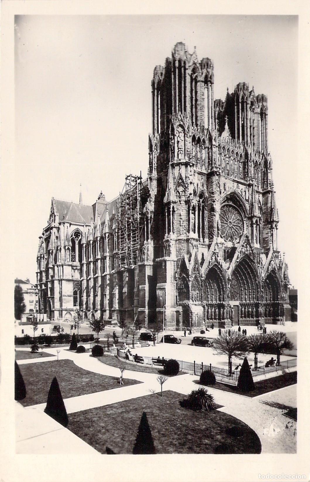 Cartes Postales: Postal de la Catedral de Reims, Francia - Vista Exterior
