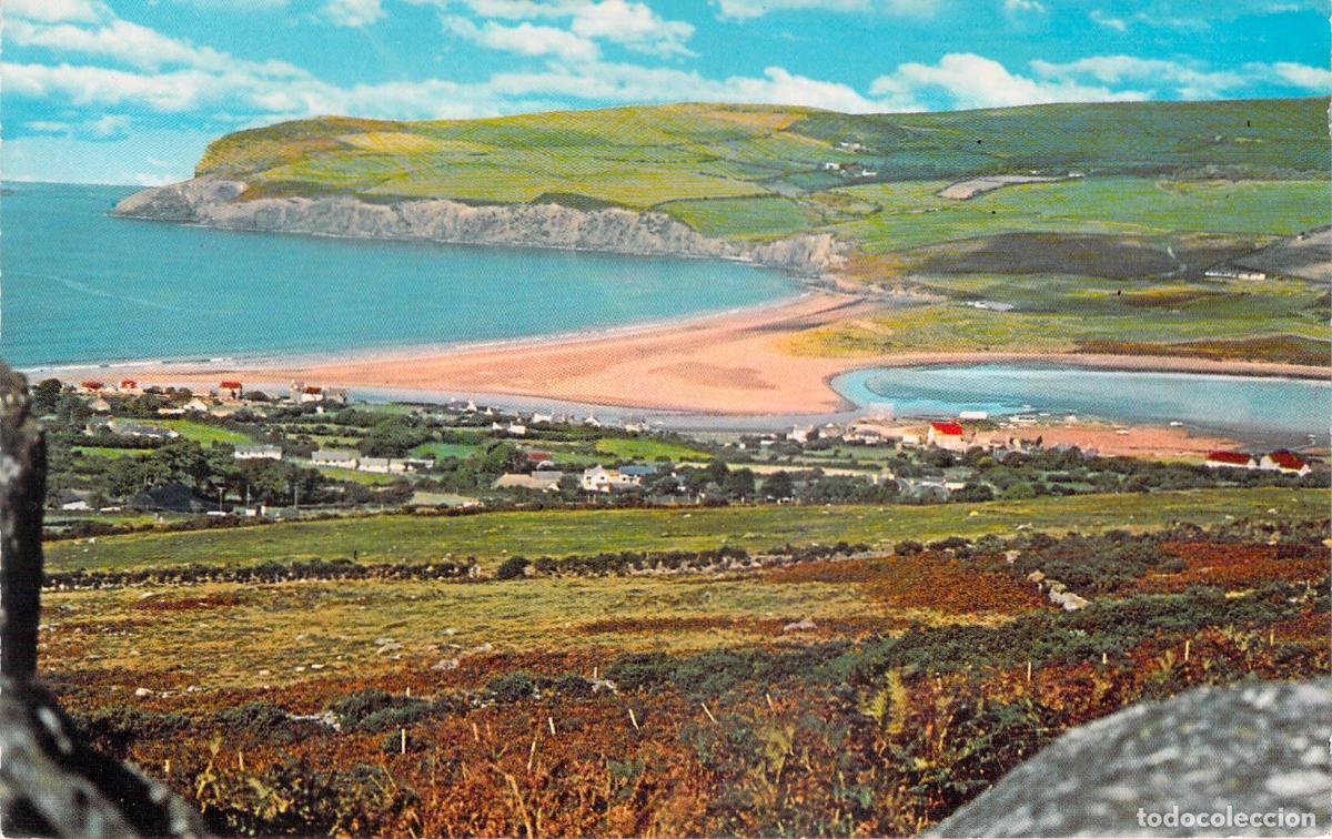Cartes Postales: Postal de la Bah&iacute;a de Newport y Playa en Pembrokeshire Gales