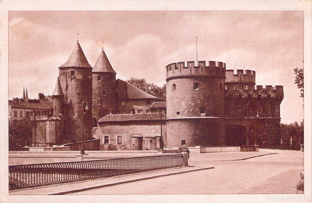 Cartes Postales: Postal de la Puerta de los Alemanes en Metz, Francia