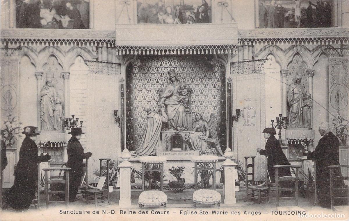 Cartes Postales: Postal del Santuario de la Reina de los Corazones en Tourcoing