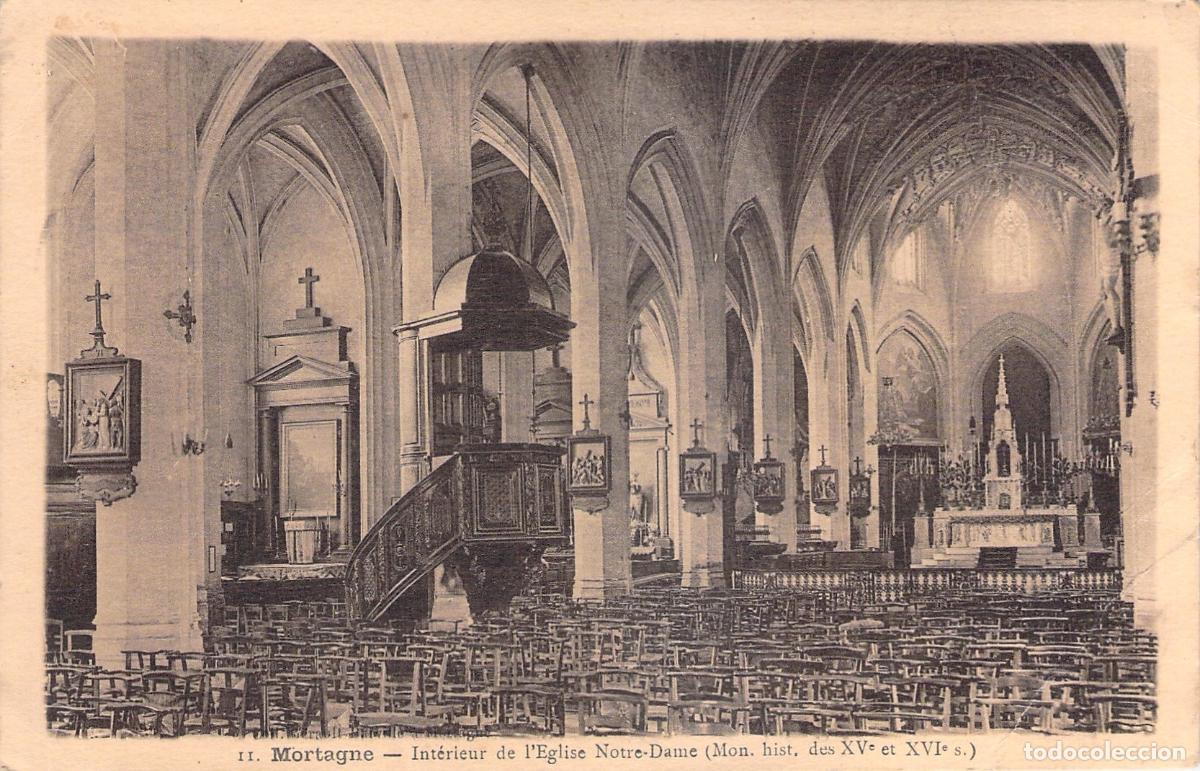Postcards: Postal Interior de la Iglesia Notre-Dame de Mortagne-au-Perche