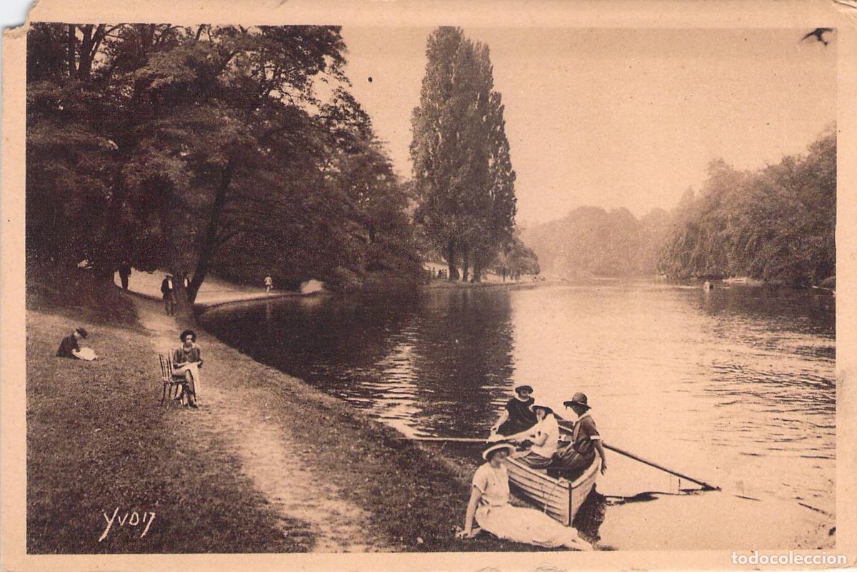 Cartes Postales: Postal del Lago del Bois de Boulogne en Par&iacute;s