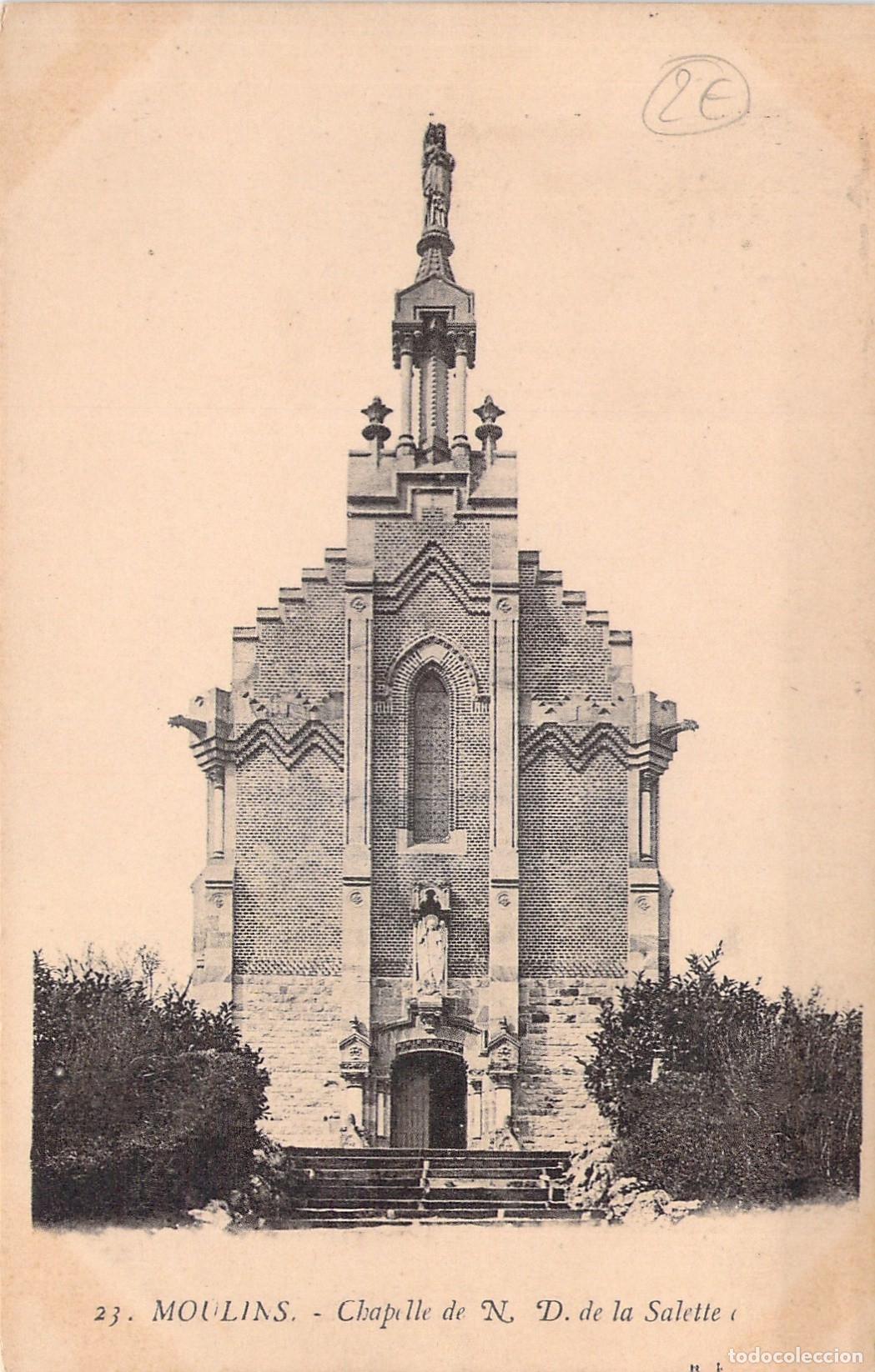 Postales: Postal de la Capilla de Notre-Dame de la Salette, Moulins