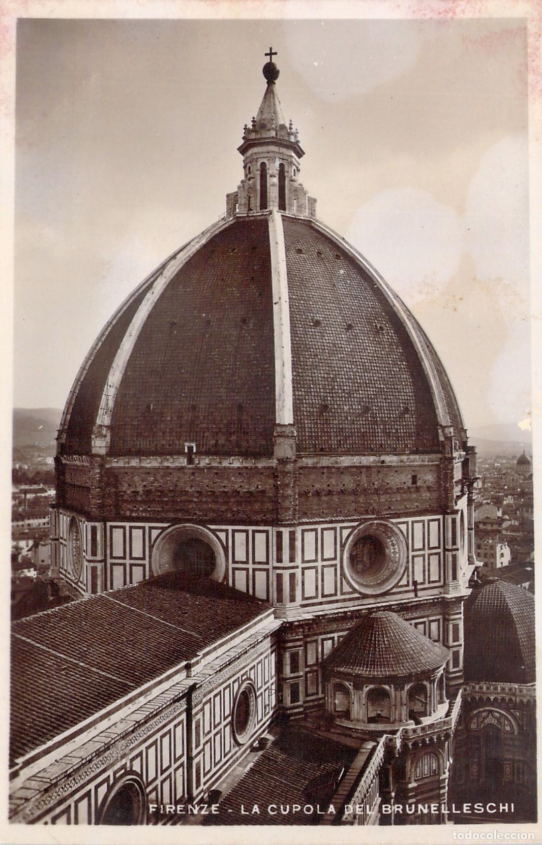 Postales: Postal de Florencia - C&uacute;pula del Brunelleschi, Catedral de Santa Mar&iacute;a