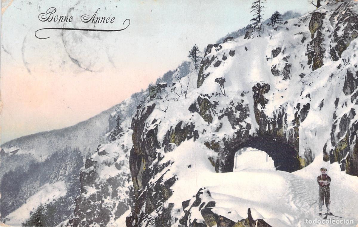 Postales: Postal de los Vosgos la Schlucht Paisaje de Invierno con Nieve