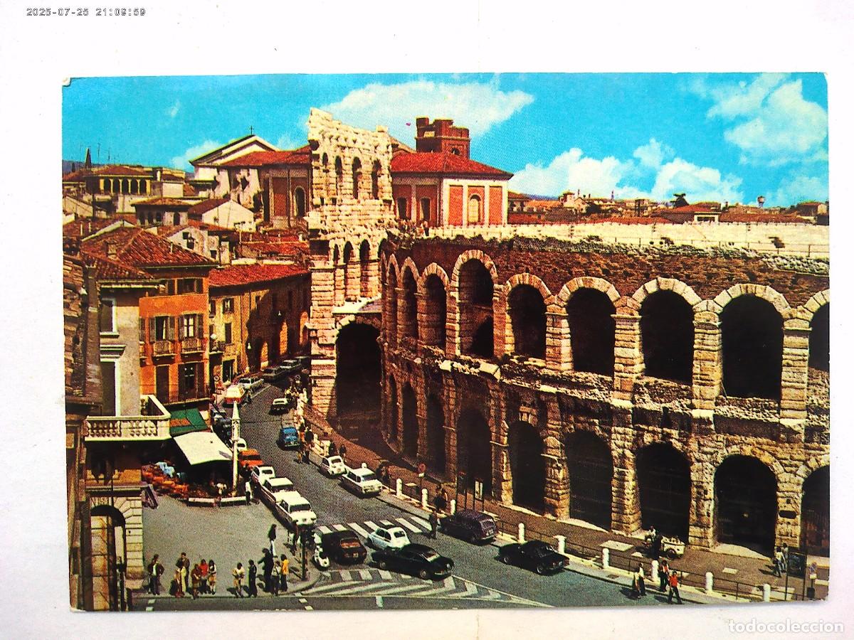 Postales: POSTAL DE VERONA ( ITALIA ): ARENA . A&Ntilde;OS 60