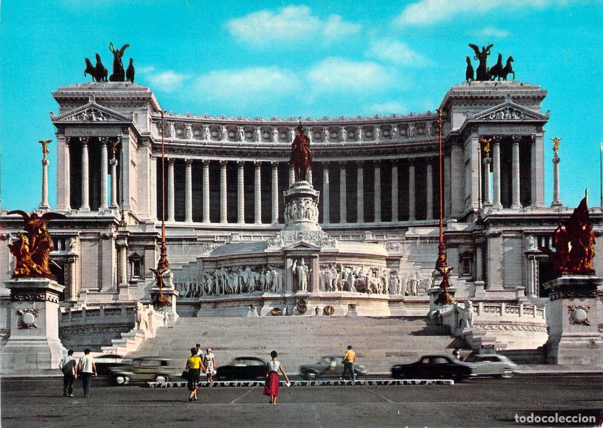 Postkarten: Postal de Roma Italia Altare della Patria Monumento a V&iacute;ctor Manuel II