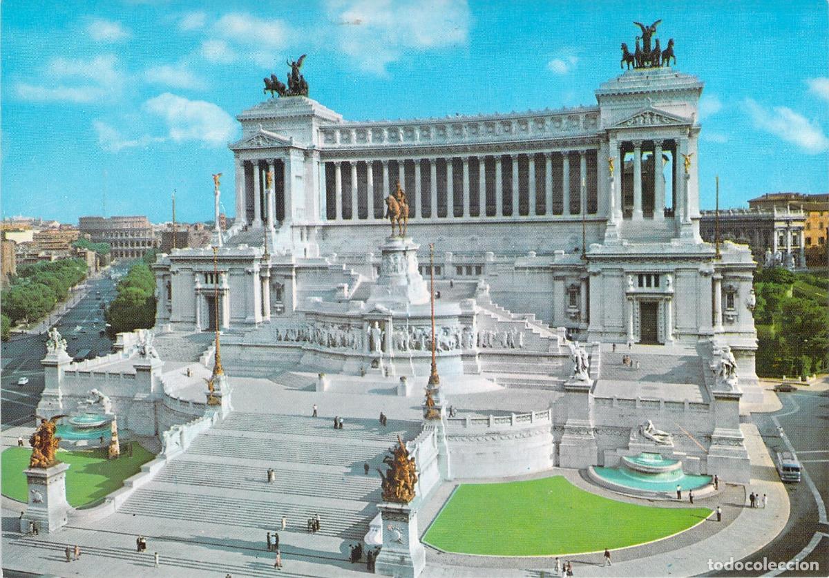 Postkarten: Postal de Roma: Altare della Patria y Monumento a V&iacute;ctor Manuel II