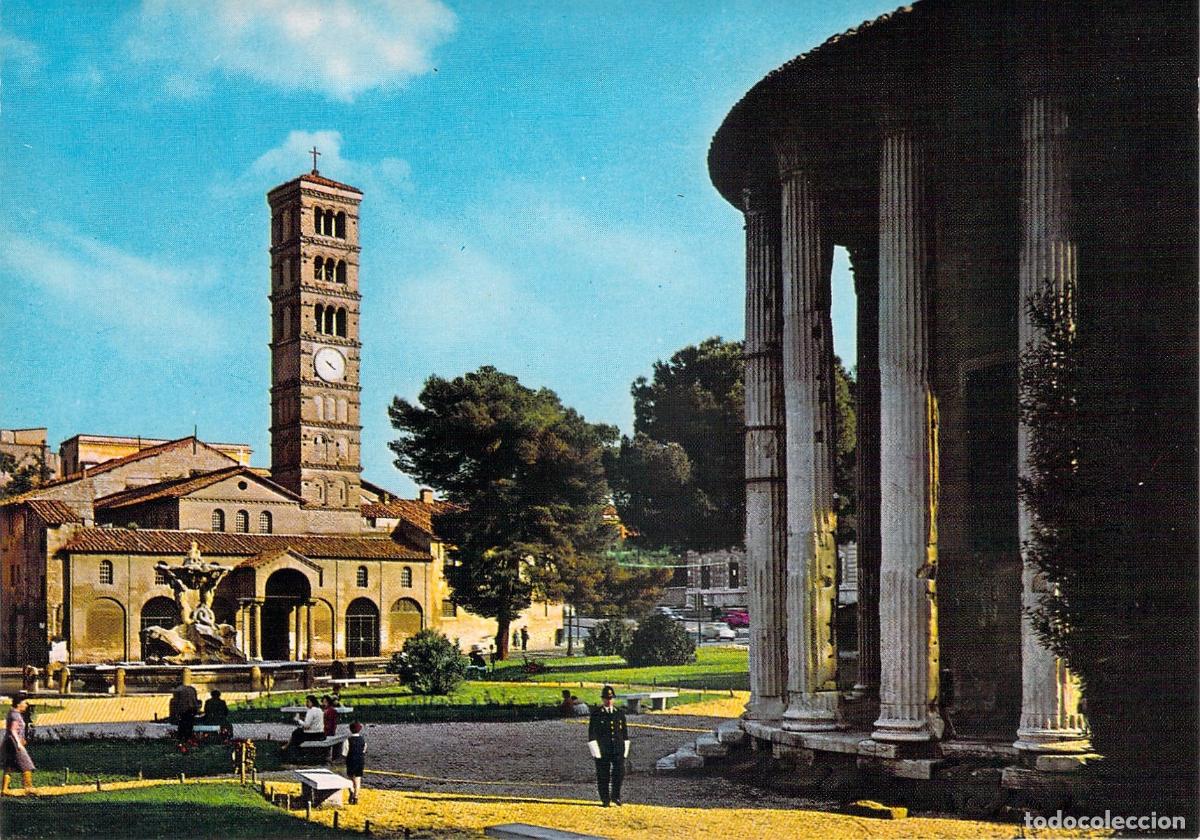 Postkarten: Postal Roma Templo de Vesta y Iglesia Santa Maria in Cosmedin