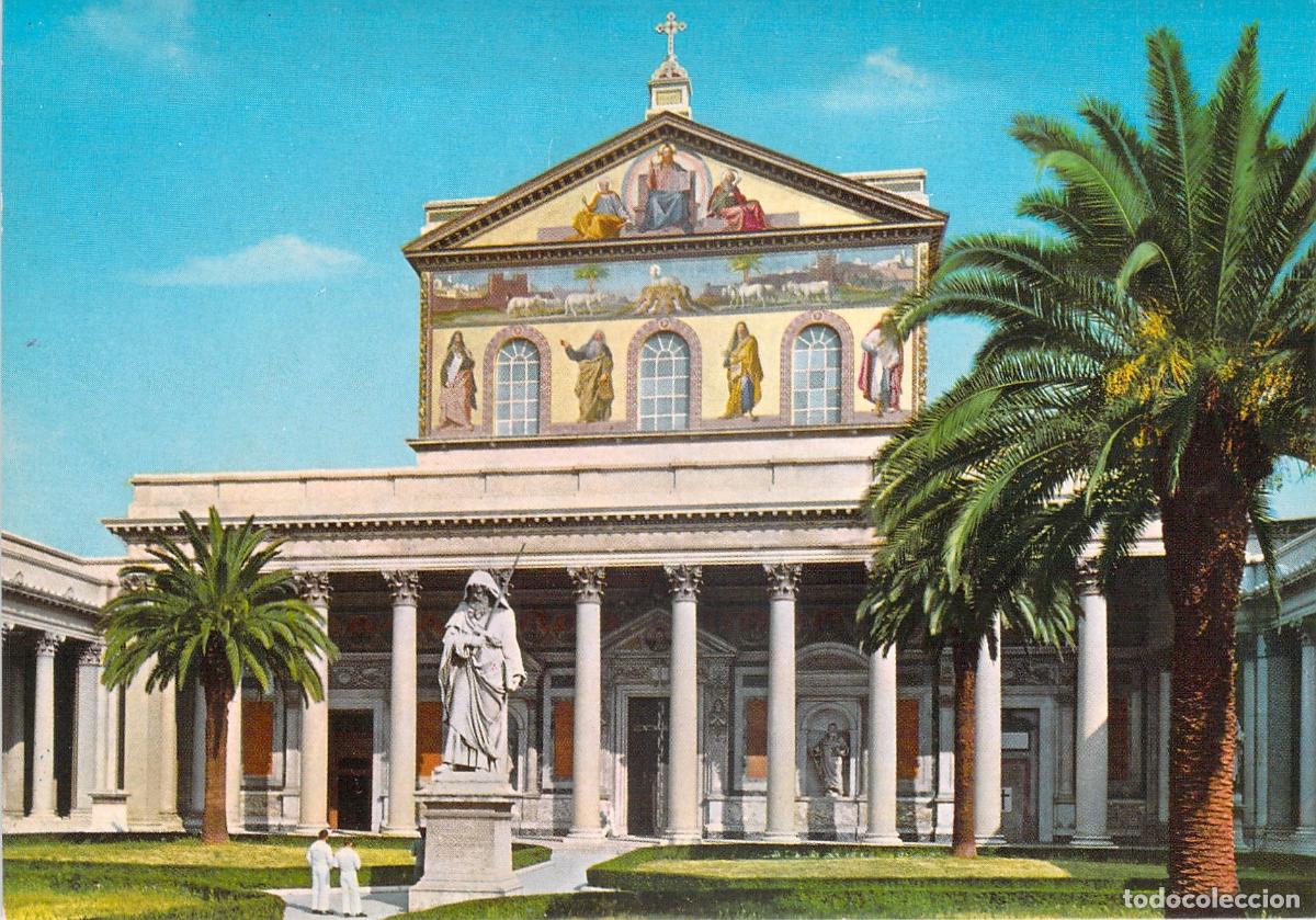 Postkarten: Postal de la Bas&iacute;lica de San Pablo Extramuros en Roma
