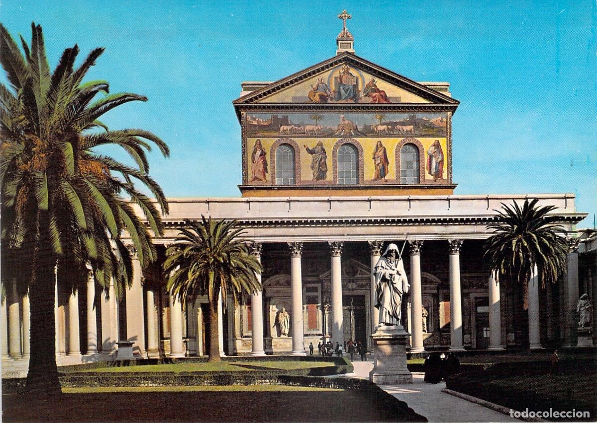 Postkarten: Postal de la Bas&iacute;lica de San Pablo Extramuros en Roma