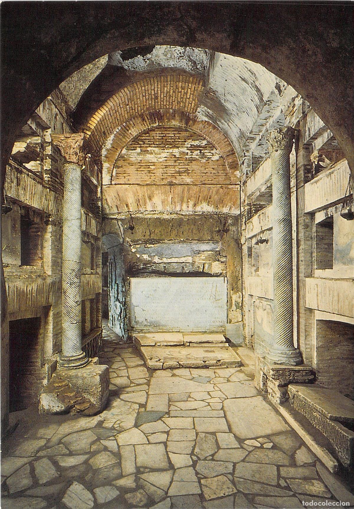 Postales: Postal Cripta de los Papas, Catacumbas de San Calixto, Roma