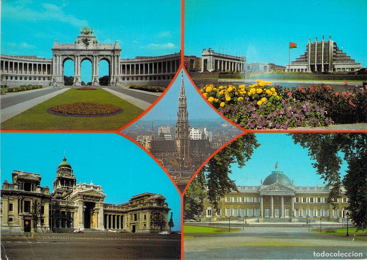 Postales: Postal de Bruselas B&eacute;lgica con Monumentos y Vistas de la Ciudad