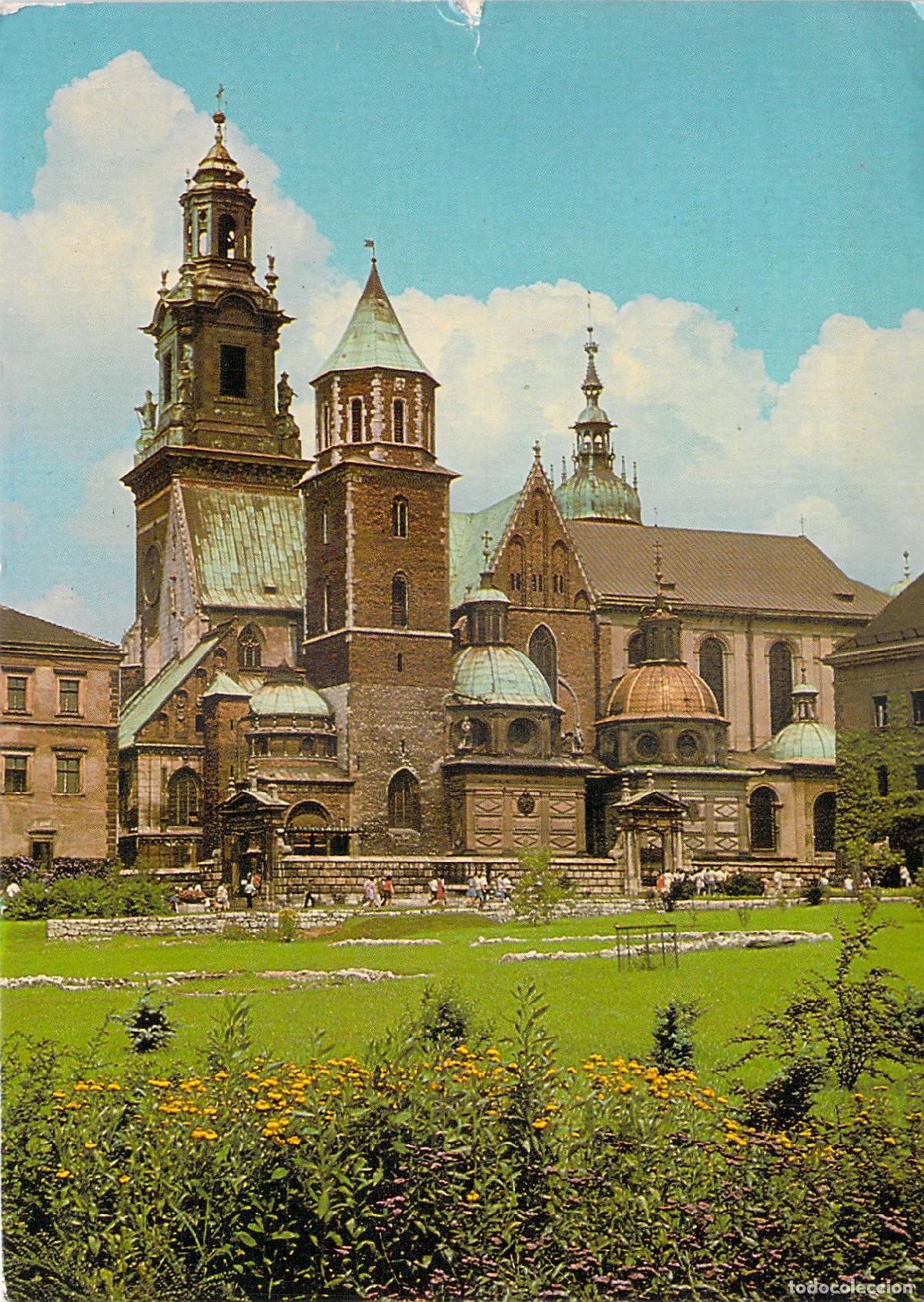 Postales: Postal de la Catedral de Wawel en Cracovia, Polonia