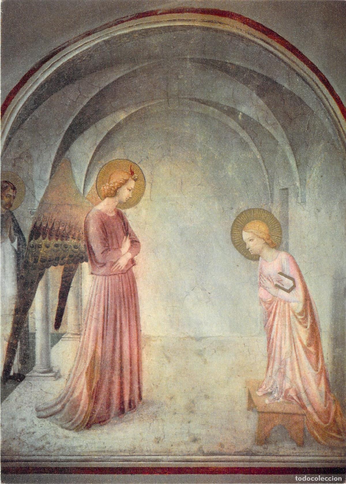 Postales: Postal de la Anunciaci&oacute;n de Fra Angelico en Florencia
