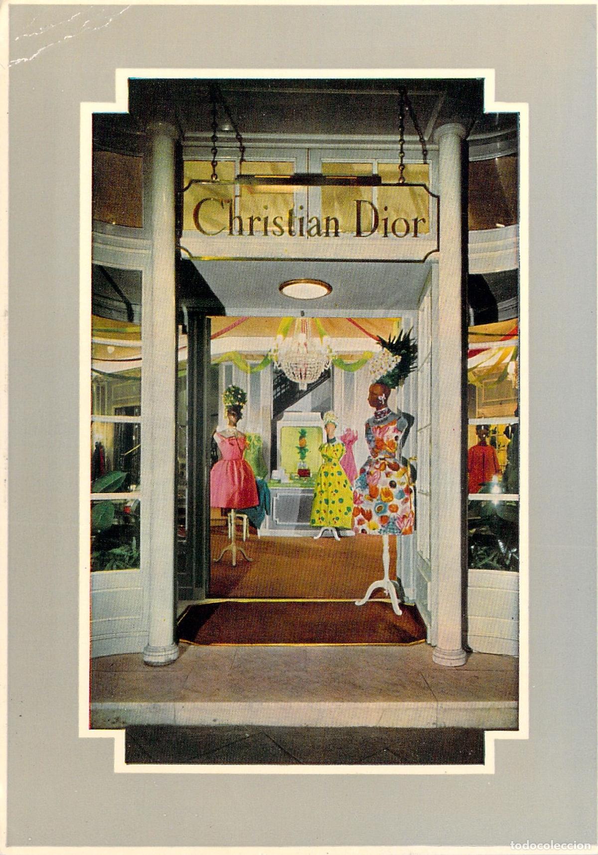 Postales: Postal de la Boutique Christian Dior en Avenue Montaigne, Par&iacute;s