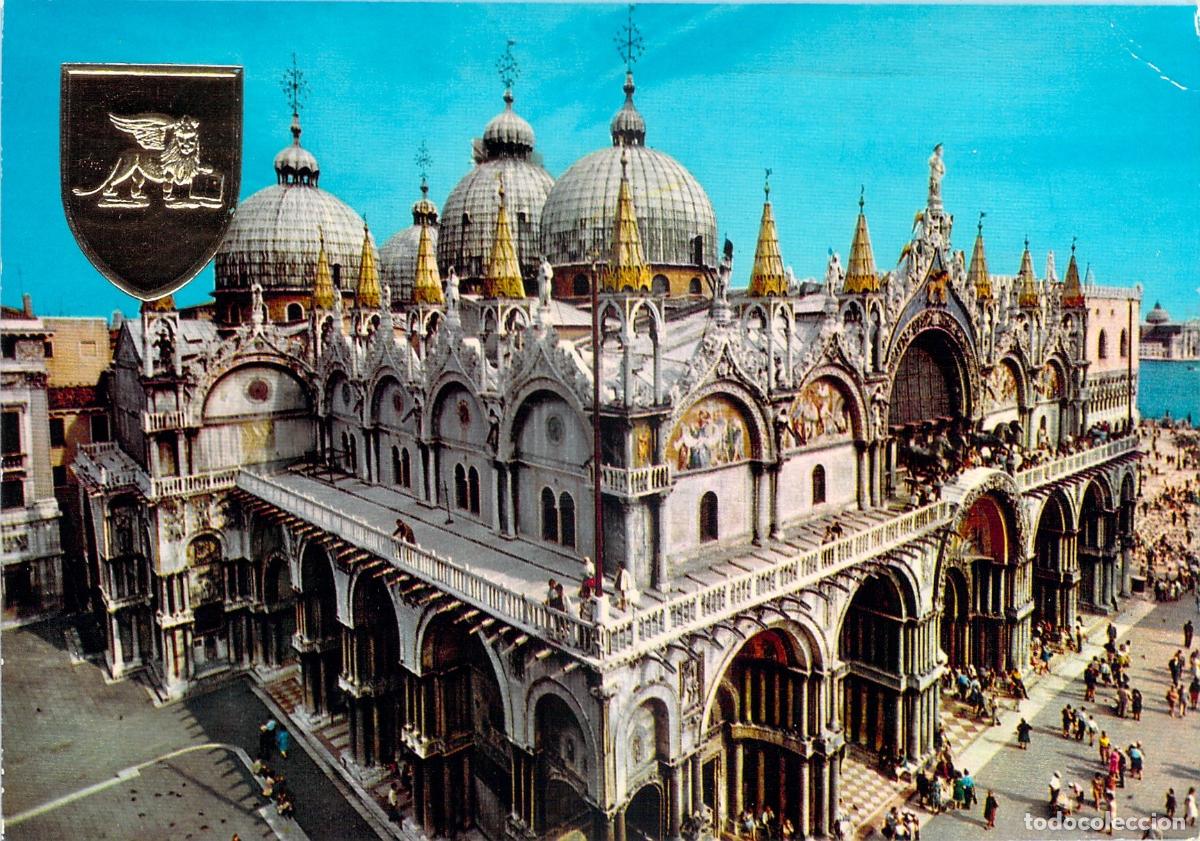 Postales: Tarjeta Postal de la Bas&iacute;lica de San Marcos en Venecia, Italia