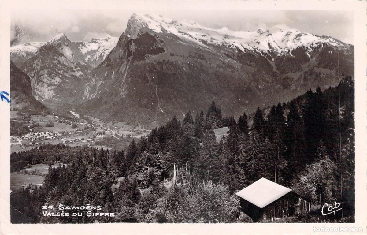 Postales: Postal de Samo&euml;ns y el Valle del Giffre en los Alpes Franceses