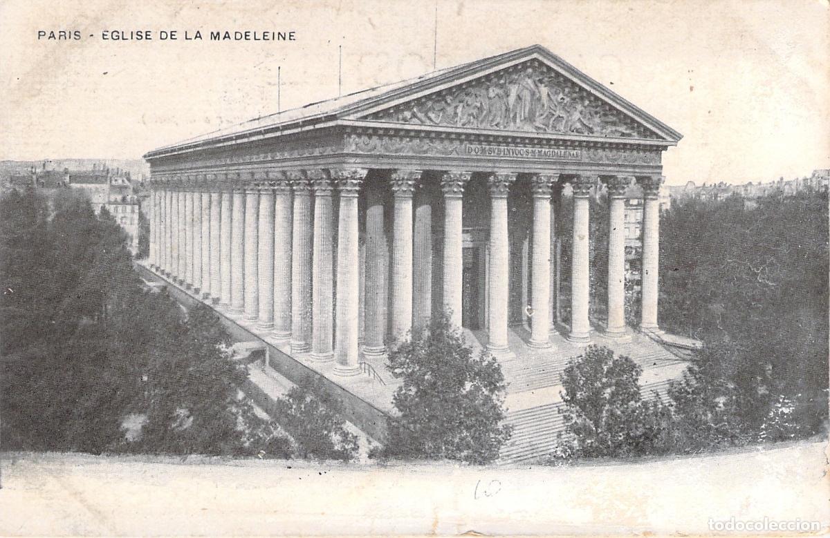 Postcards: Postal de la Iglesia de la Madeleine en Par&iacute;s Francia
