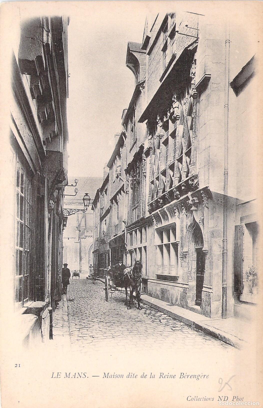 Postales: Postal de Le Mans: Antigua Casa de la Reina Berenguela, Francia
