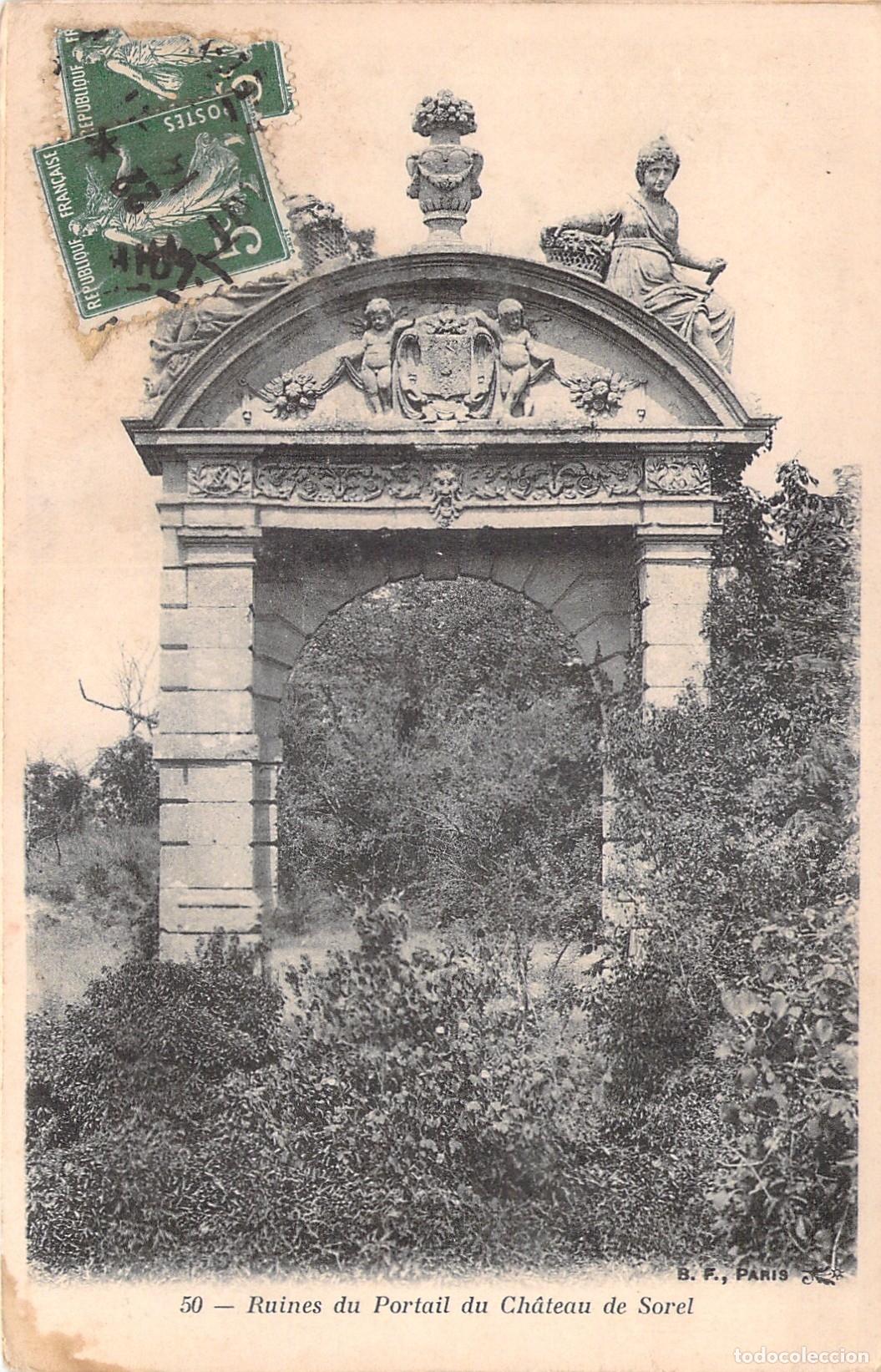 Postales: Postal de las Ruinas del Portal del Castillo de Sorel
