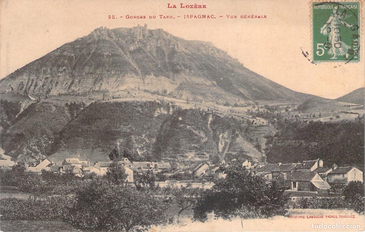 Postales: Postal de Vista General de Ispagnac y Gorges du Tarn, Loz&egrave;re