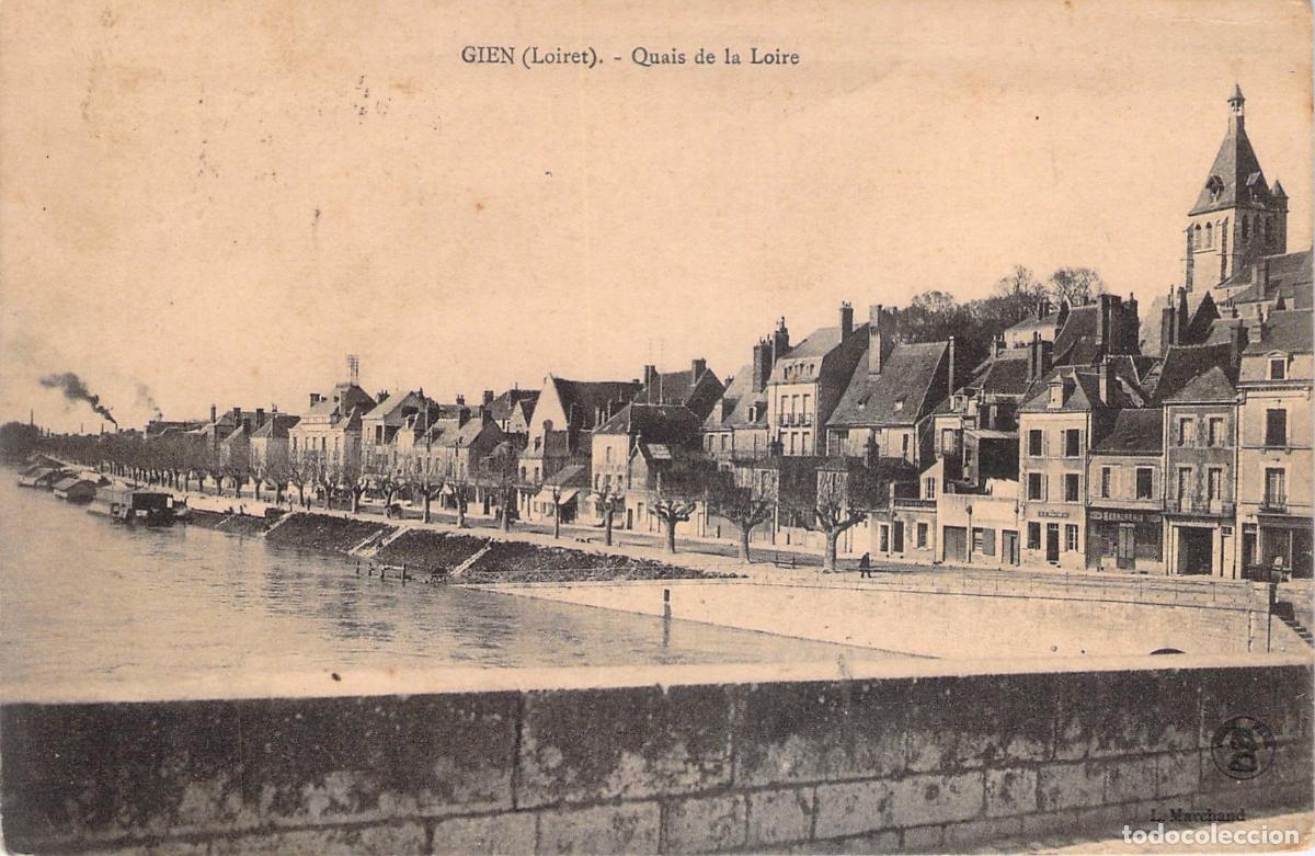 Postales: Postal de Gien (Loiret) - Quais de la Loire