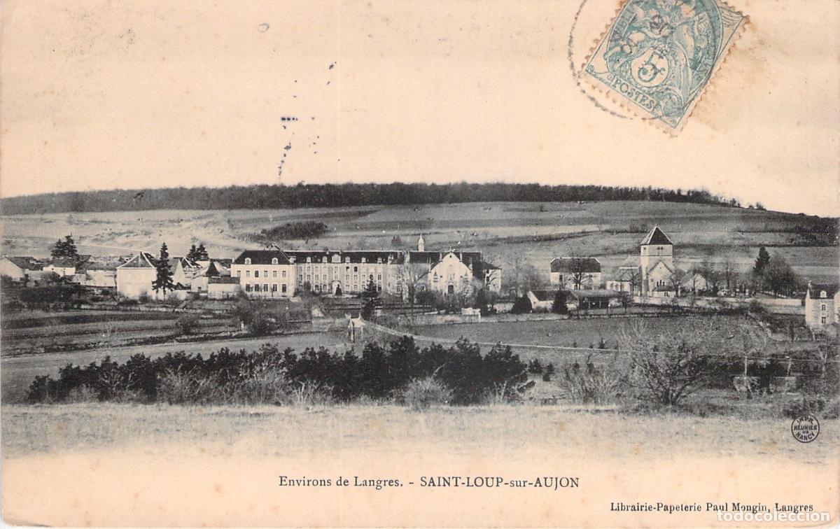 Postales: Postal de Saint-Loup-sur-Aujon en los alrededores de Langres, Francia