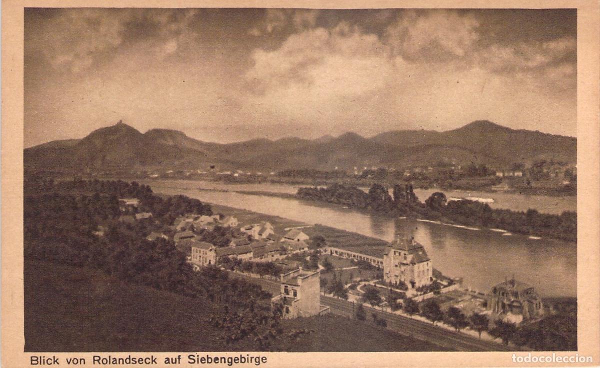 Postales: Postal de la Vista desde Rolandseck al Siebengebirge Alemania