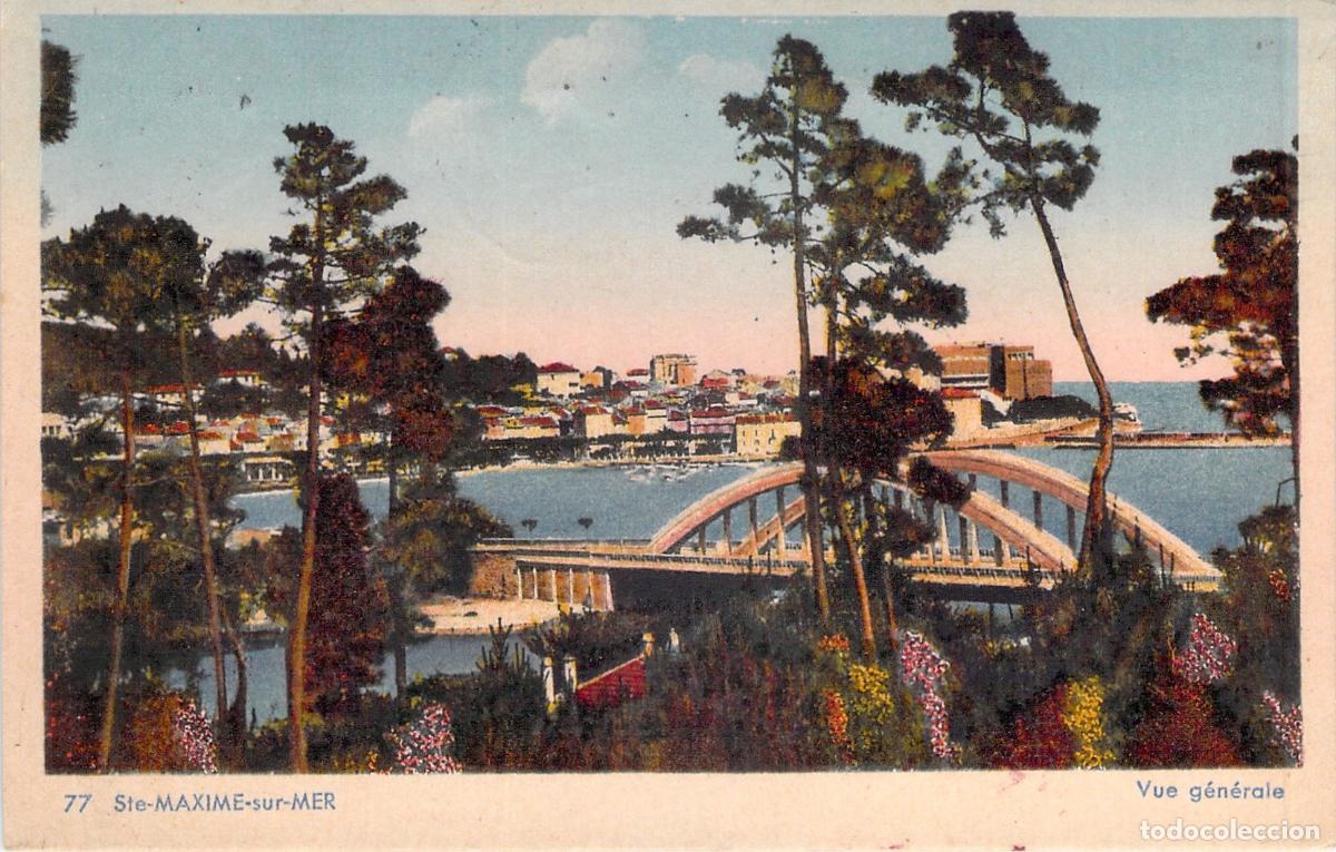 Postales: Postal de Sainte-Maxime-sur-Mer con Vista General y Puente