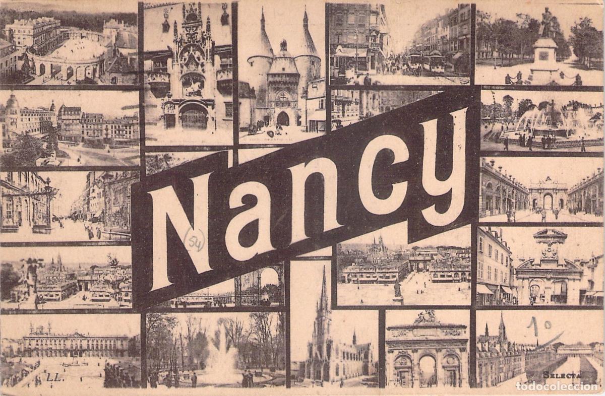 Postales: Tarjeta Postal Multivista de Nancy con Monumentos Hist&oacute;ricos