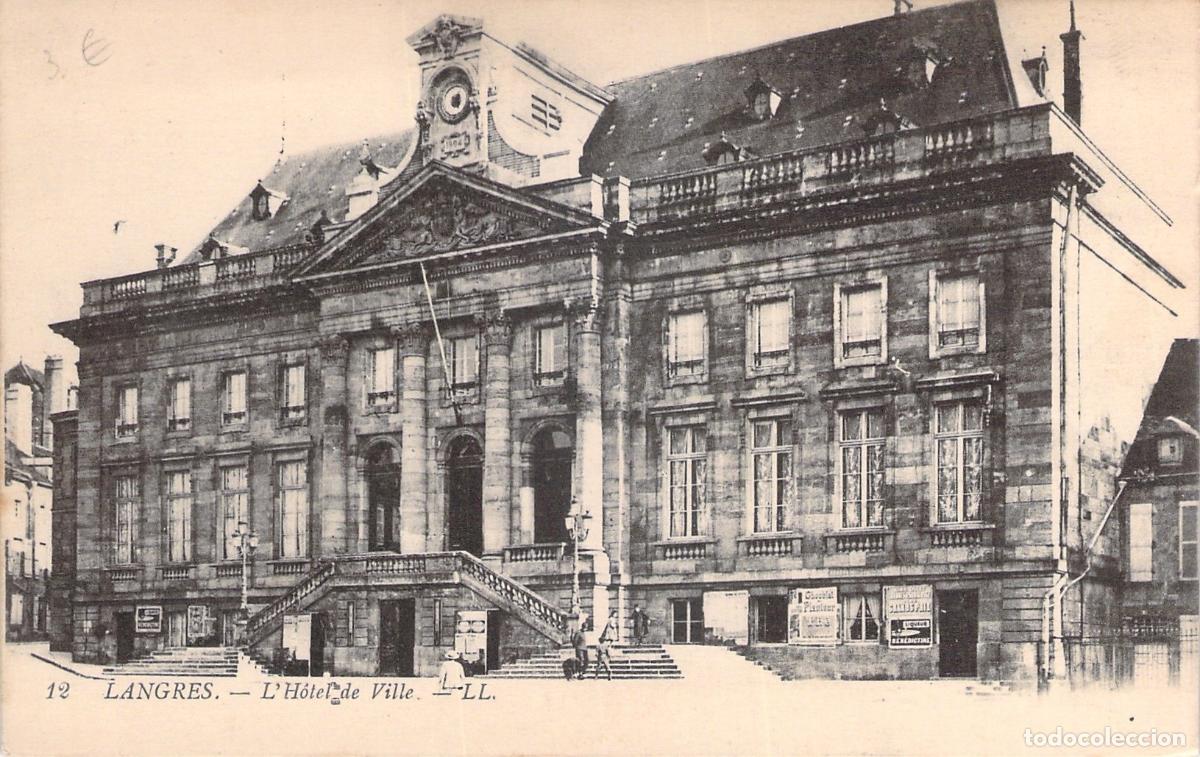 Postales: Postal de Langres - El Ayuntamiento (H&ocirc;tel de Ville)