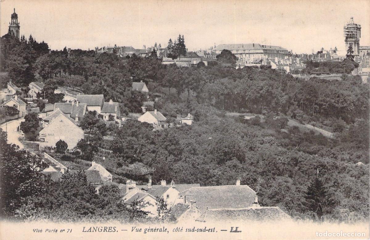 Postales: Postal de Langres Vista General del Lado Sur-Sudeste