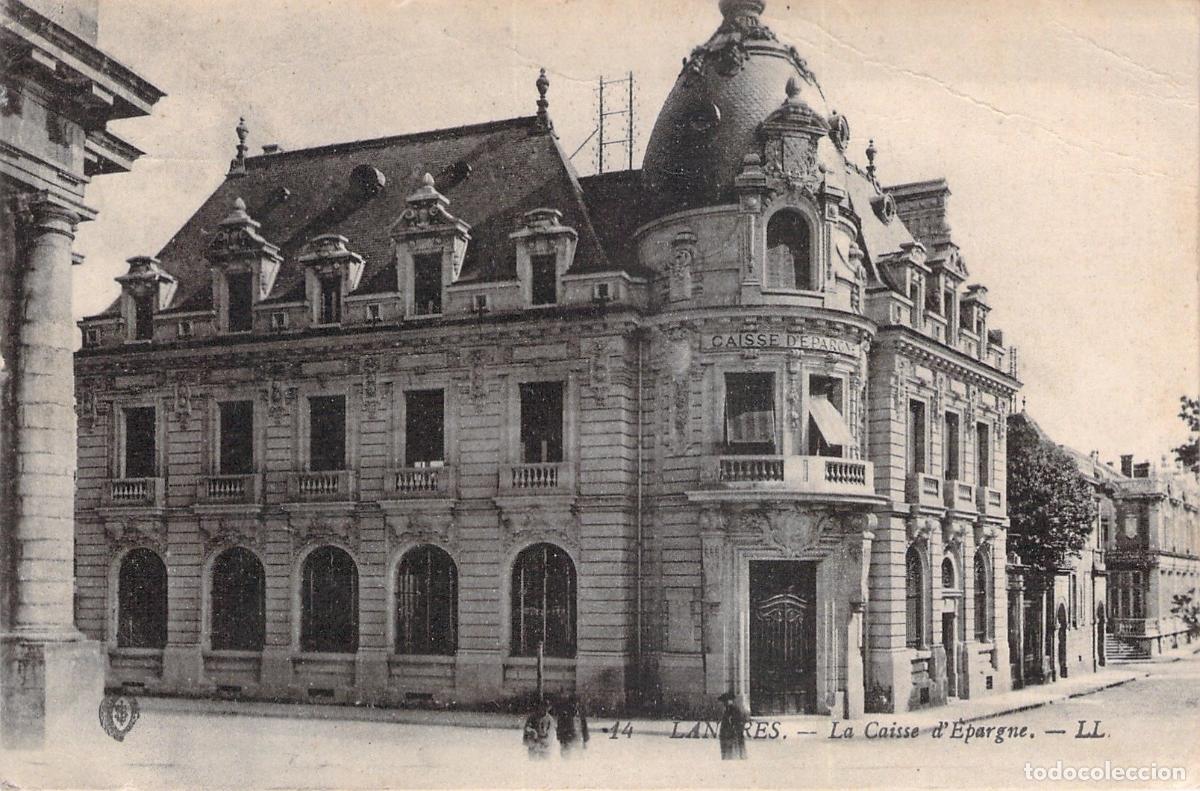 Postales: Postal de la Caisse d'&Eacute;pargne en Langres, Francia