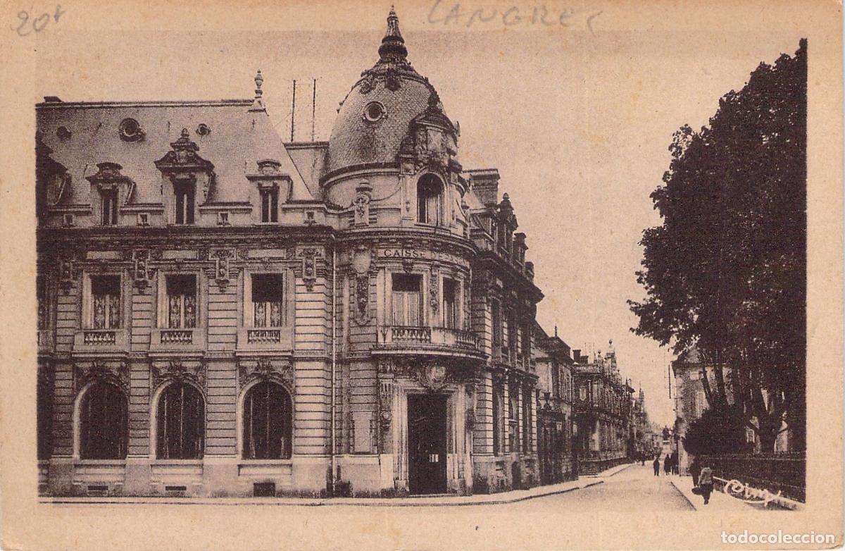 Postales: Postal de Langres Francia Caisse d'Epargne Caja de Ahorros