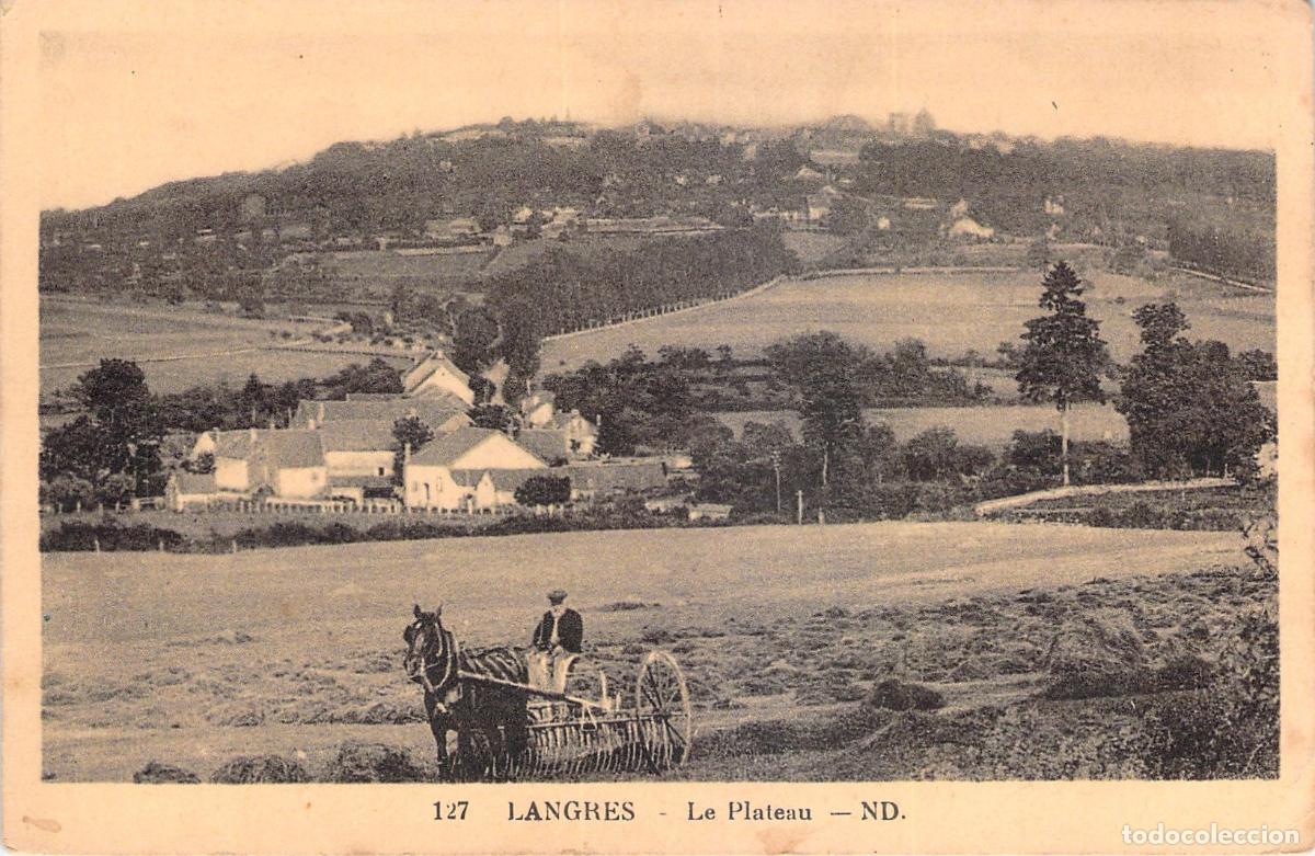 Postales: Postal de Langres, Le Plateau, Francia con Escena Agr&iacute;cola