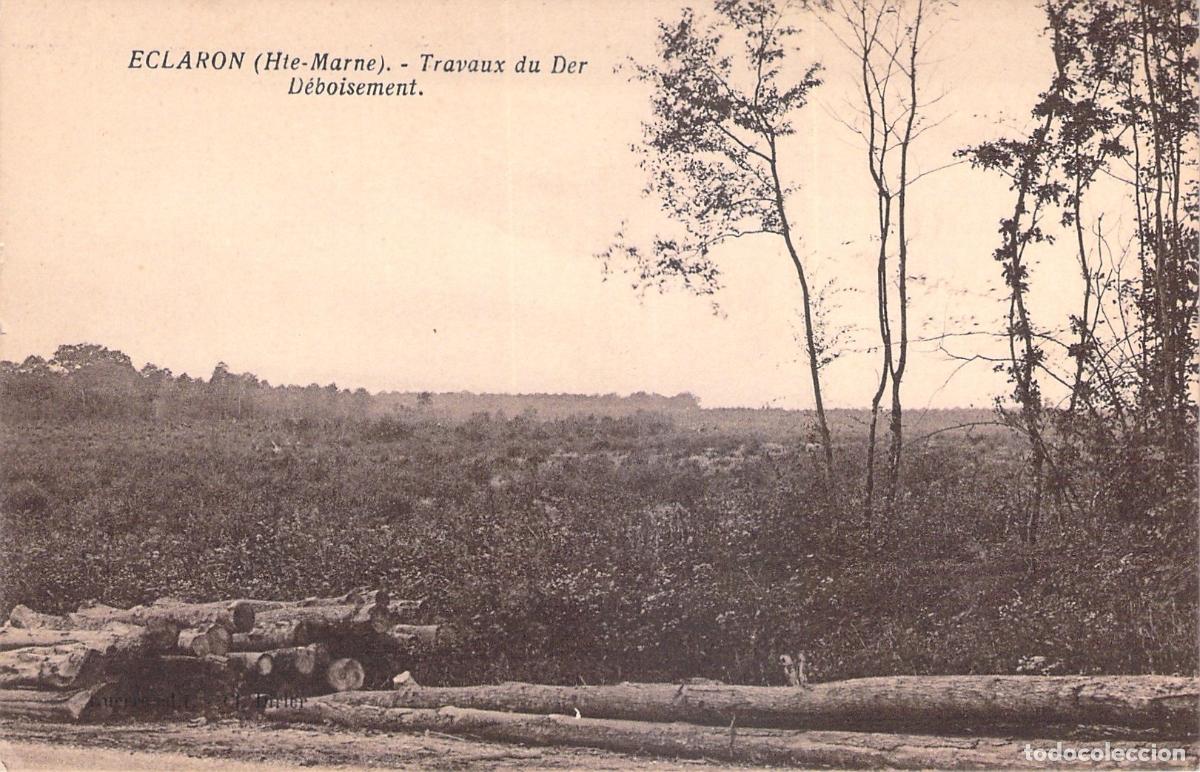 Postales: Postal de &Eacute;claron, Haute-Marne - Trabajos de Deforestaci&oacute;n del Der