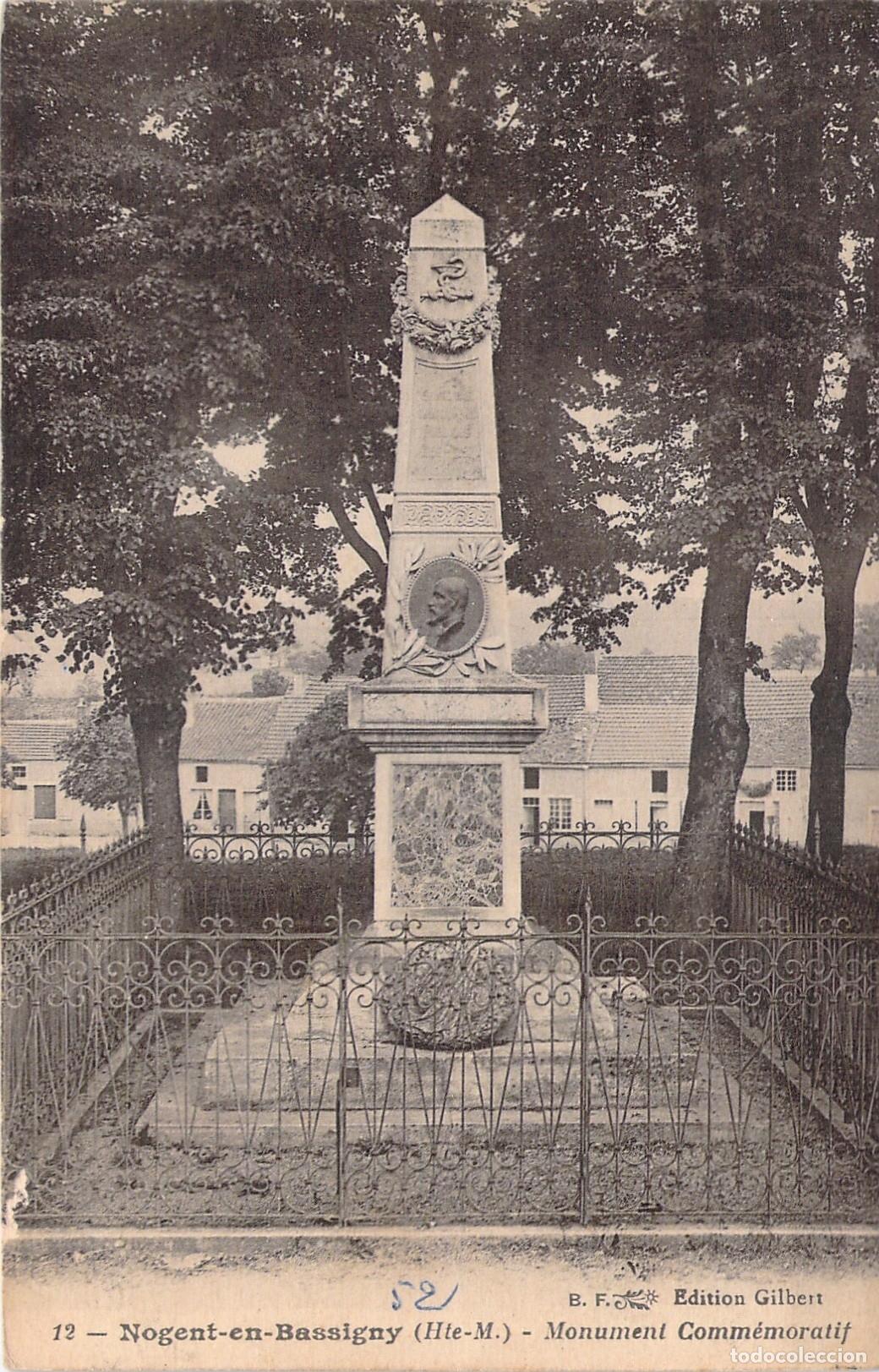 Postales: Postal de Nogent-en-Bassigny Monumento Conmemorativo Francia