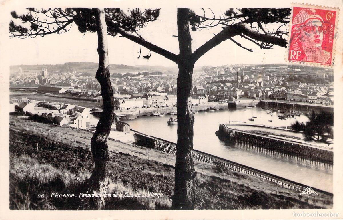 Postales: Postal de F&eacute;camp con Vista Panor&aacute;mica desde la C&ocirc;te de la Vierge