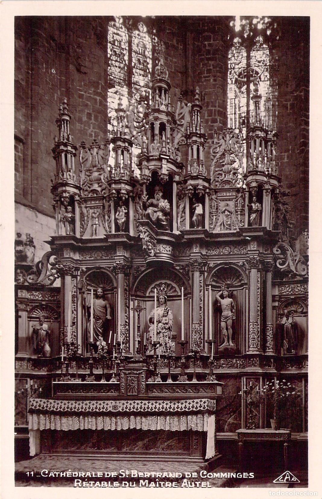 Postales: Postal de la Catedral de Saint-Bertrand-de-Comminges, Retablo Mayor
