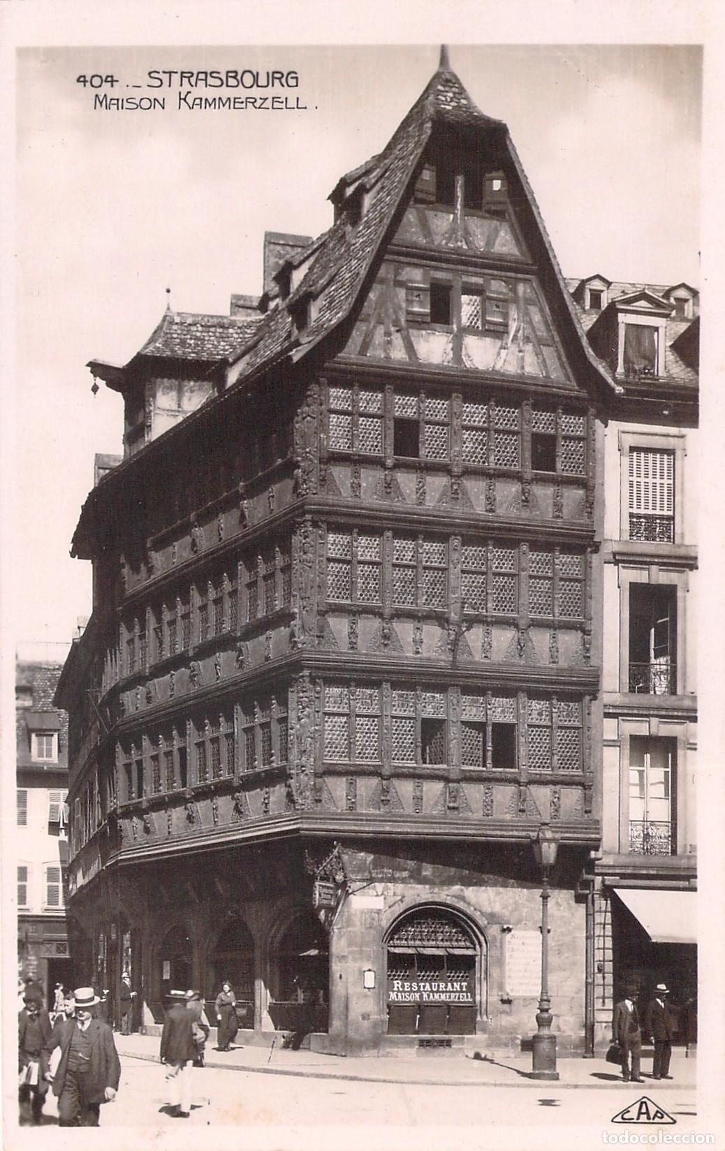Postales: Postal de la Maison Kammerzell en Estrasburgo