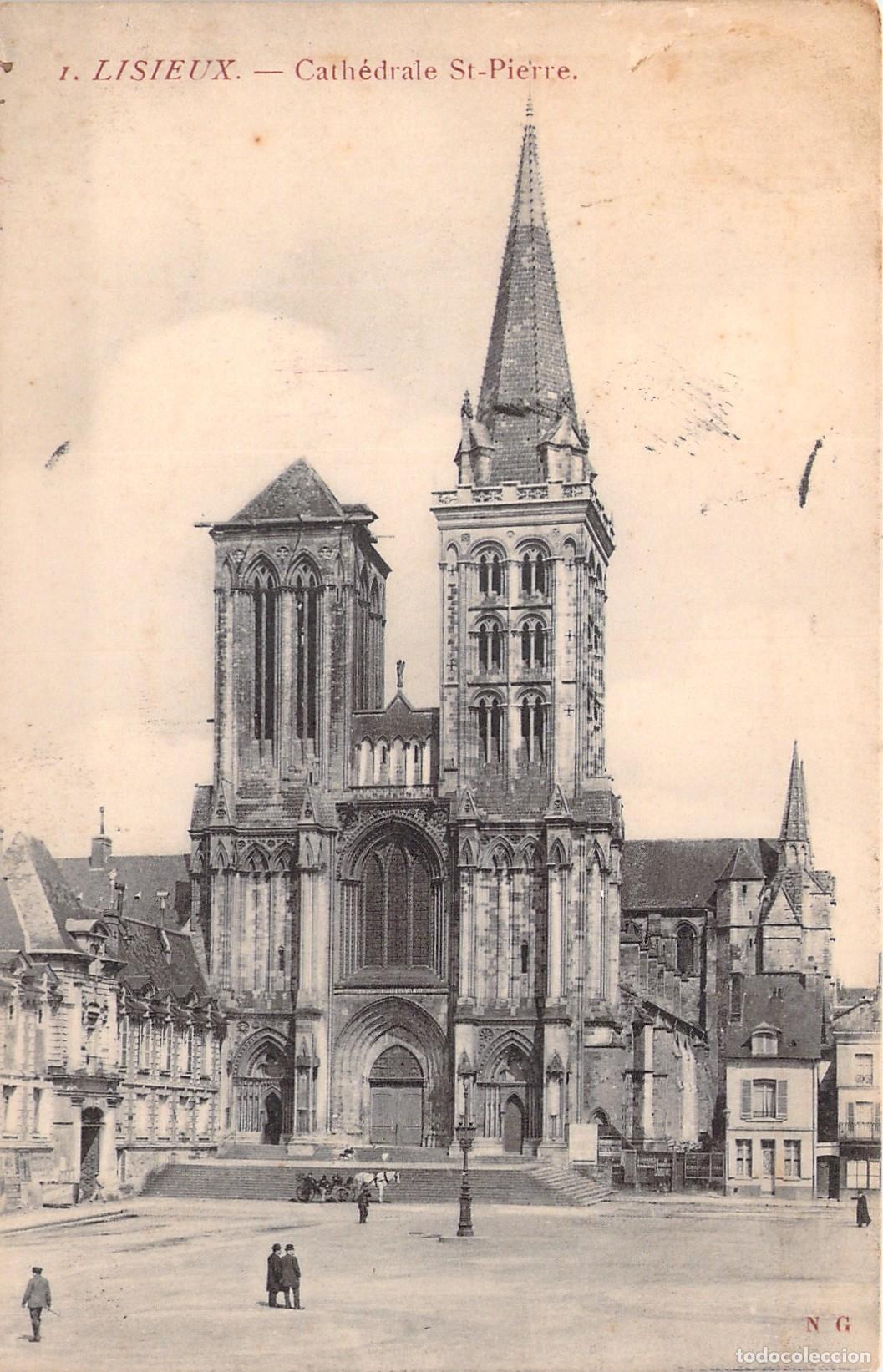 Postkarten: Postal de la Catedral de San Pedro en Lisieux Francia