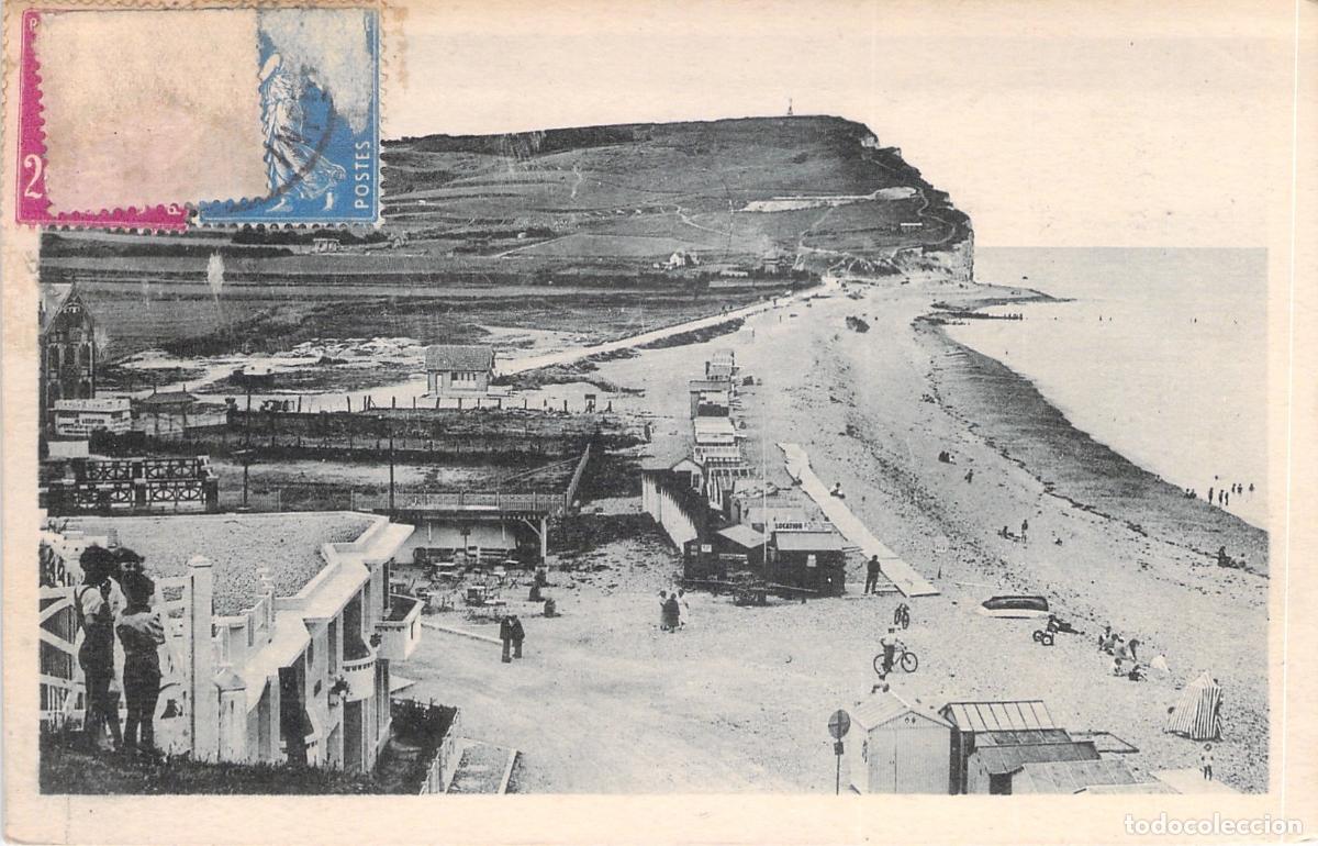 Postkarten: Postal de Criel-Plage con Vista al Mont Joli Bois, Francia