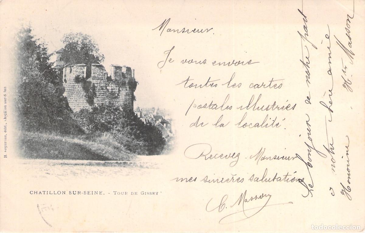 Postales: Tarjeta Postal de la Tour de Gissey en Ch&acirc;tillon-sur-Seine