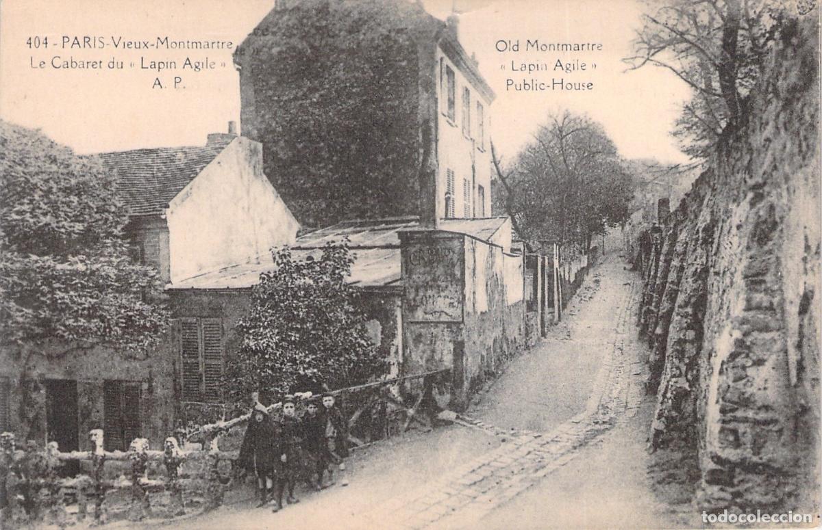 Postales: Postal de Par&iacute;s Vieux-Montmartre Cabaret du Lapin Agile