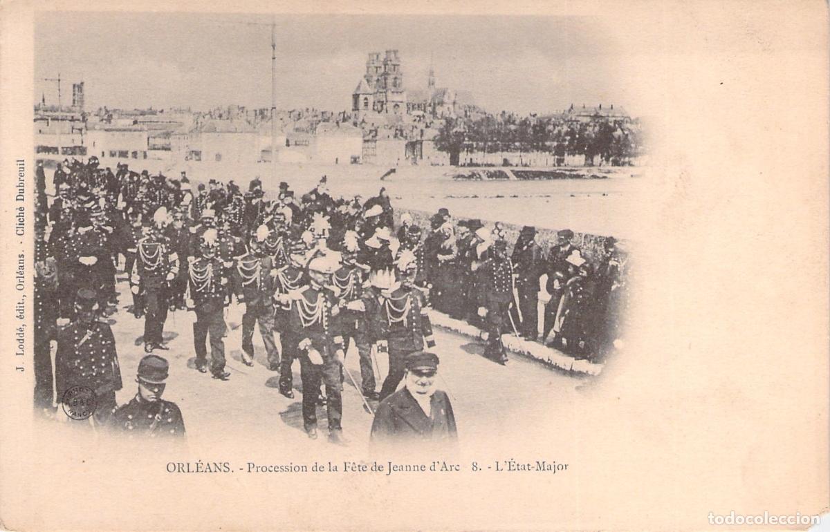 Postales: Postal de la Procesi&oacute;n de la Fiesta de Juana de Arco, Orleans
